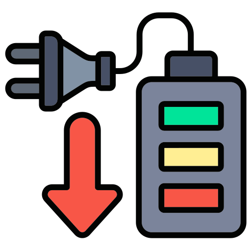 niedriger batteriestatus Generic color lineal-color icon