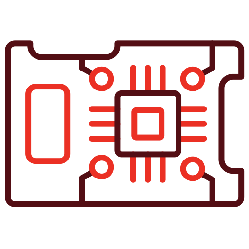 circuit imprimé Generic color outline Icône