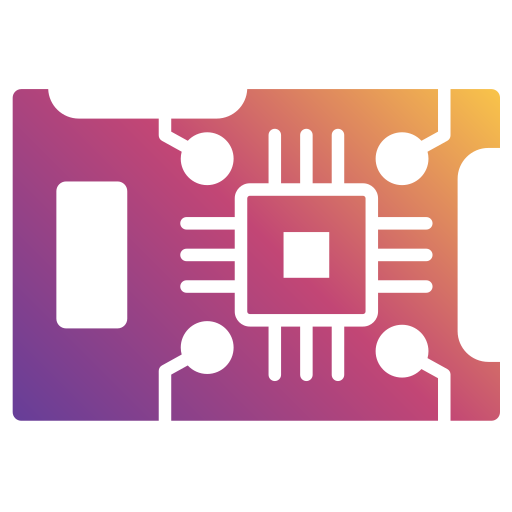 Circuit board Generic gradient fill icon
