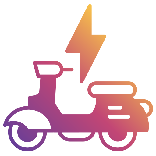 Electric scooter Generic gradient fill icon