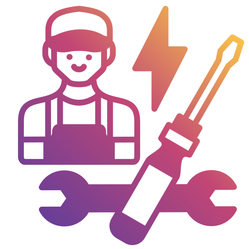 Electrical mechanic Generic gradient fill icon