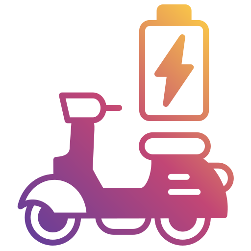 scooter elettrico Generic gradient fill icona