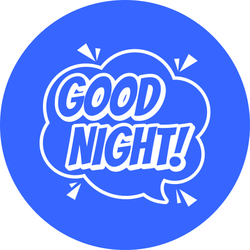 Good night Generic color fill icon
