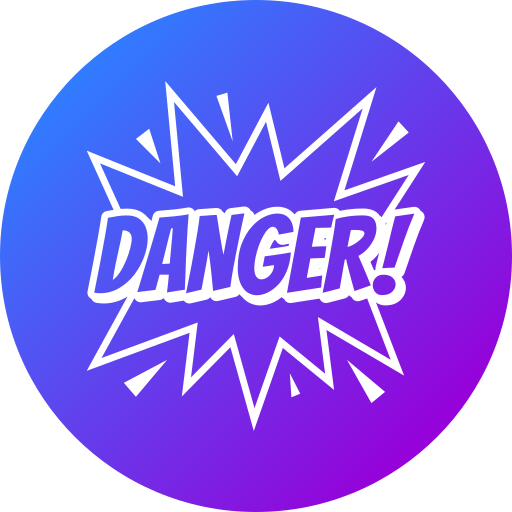 Danger Generic gradient fill icon