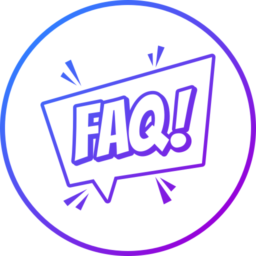 faq Generic gradient outline icoon
