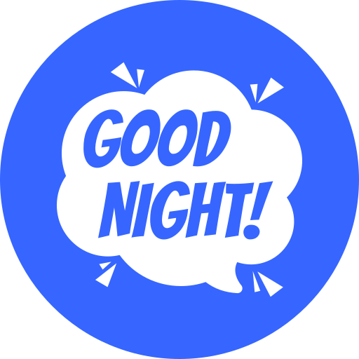 Good night Generic color fill icon