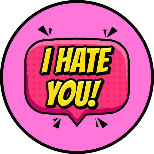 Hate you Generic color lineal-color icon