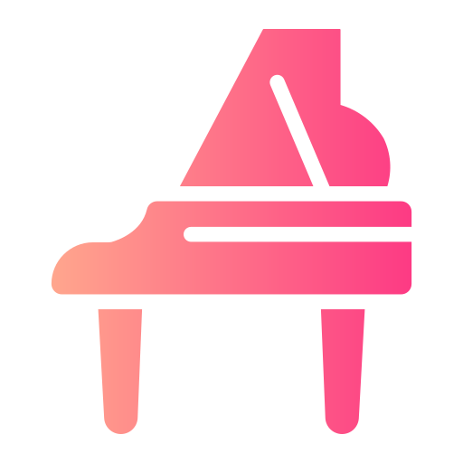 pianoforte Generic gradient fill icona