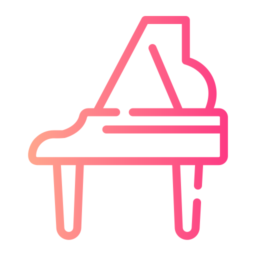 piano Generic gradient outline icono