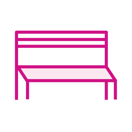 Bench Generic color lineal-color icon
