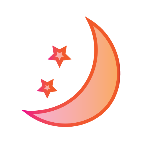 Moon Generic color lineal-color icon