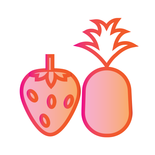 Strawberry Generic color lineal-color icon