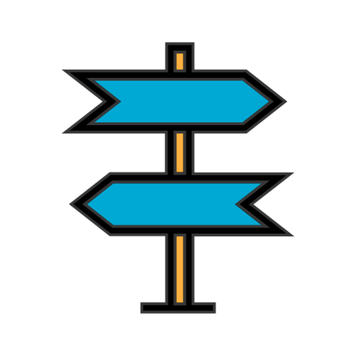 flecha de dirección Generic color lineal-color icono