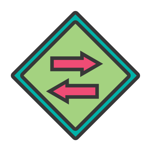 freccia di direzione Generic color lineal-color icona