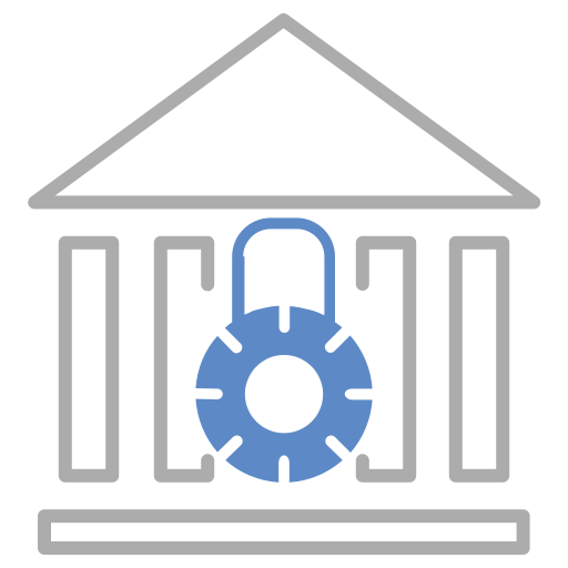 Secure banking Generic outline icon