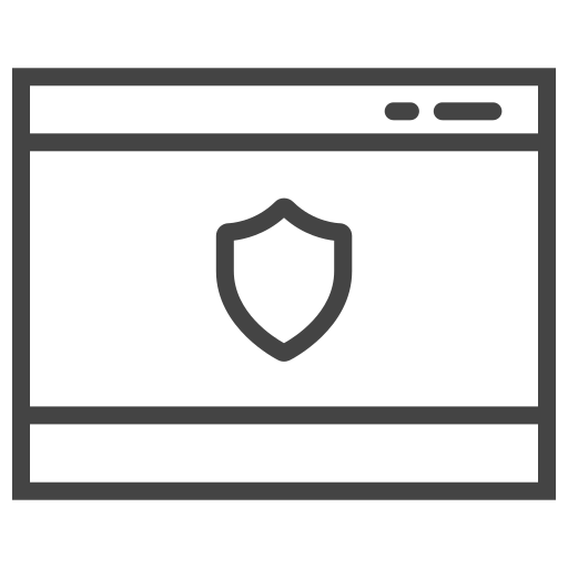 bezpieczeństwo baz danych Generic outline ikona