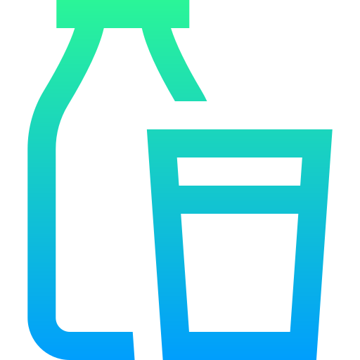 Lactose intolerant Super Basic Straight Gradient icon