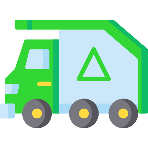 Garbage truck Special Flat icon