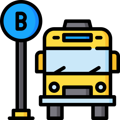 バスのりば Special Lineal color icon