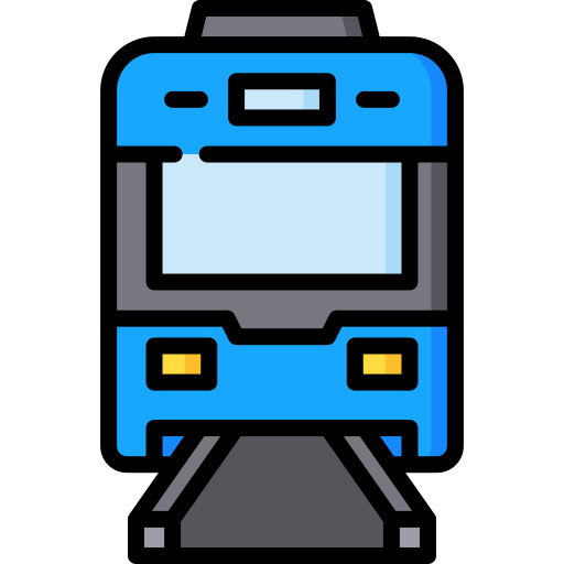 Tren Special Lineal color icono