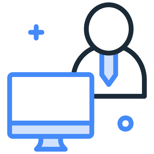 computadora Generic color lineal-color icono