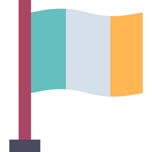 bandiera dell'irlanda Generic color fill icona