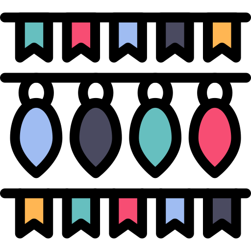 girlandy Generic color lineal-color ikona