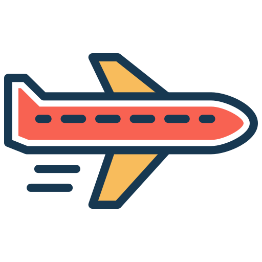 Plane Generic color lineal-color icon