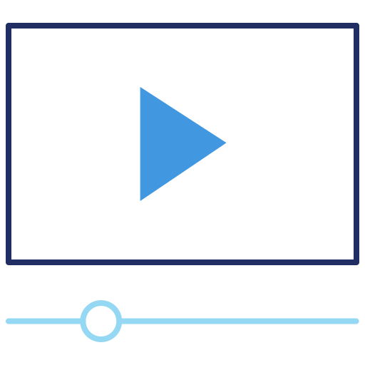 video Generic color lineal-color icoon