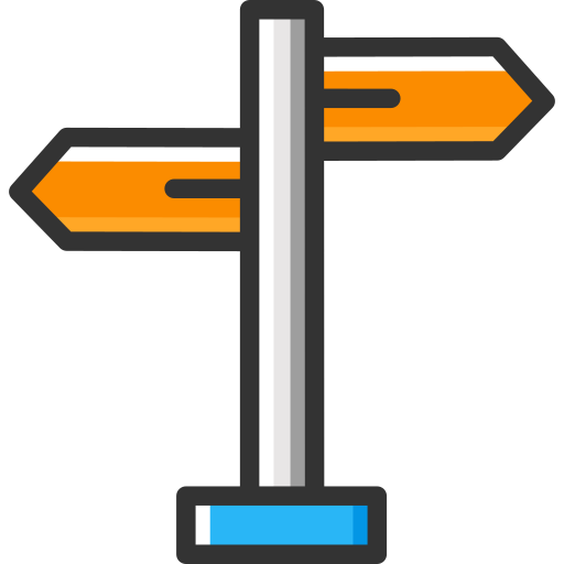 Directional Generic color lineal-color icon