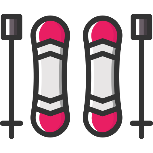 스키 타기 Generic color lineal-color icon