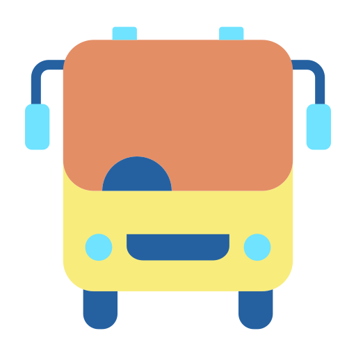 Ônibus escolar Icongeek26 Flat Ícone