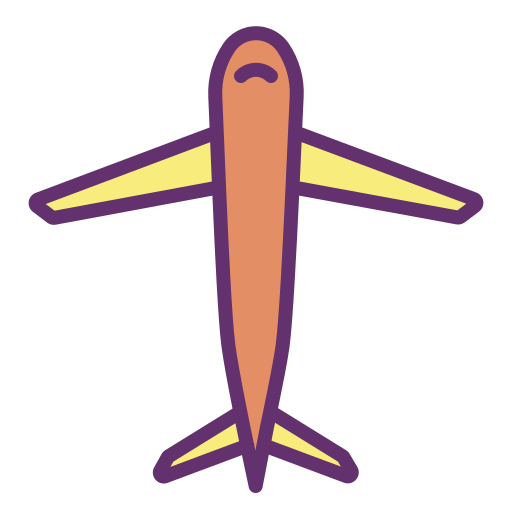 비행기 Icongeek26 Linear Colour icon