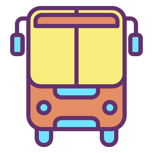 Автобус Icongeek26 Linear Colour иконка