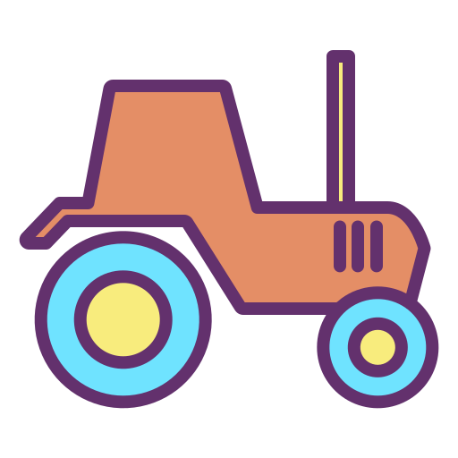 Tractor Icongeek26 Linear Colour icon
