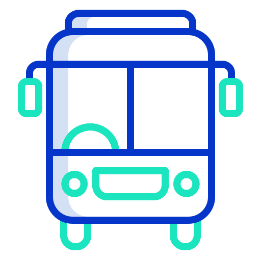 bus Icongeek26 Outline Colour icon