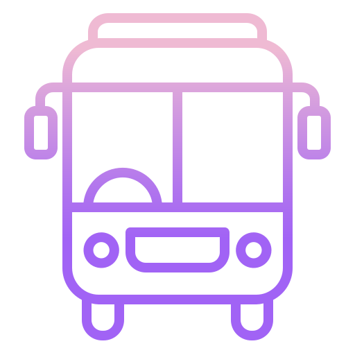 bus Icongeek26 Outline Gradient icon