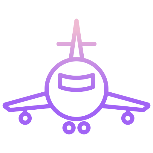 avion Icongeek26 Outline Gradient Icône