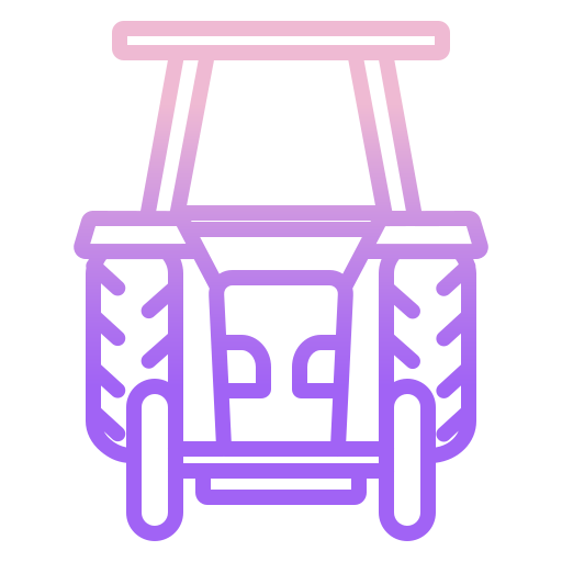 tractor Icongeek26 Outline Gradient icono