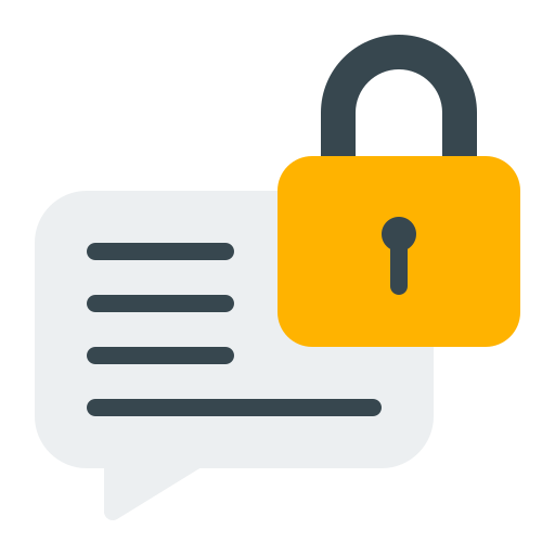 Secure communication Generic color fill icon