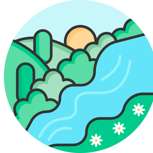 River Generic color lineal-color icon