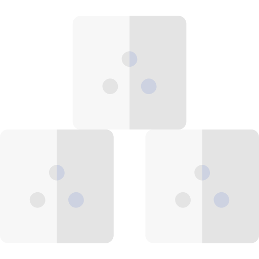 Кубик сахара Basic Rounded Flat иконка