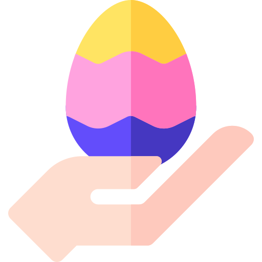 Easter egg Basic Rounded Flat icon