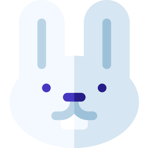Easter bunny Basic Rounded Flat icon