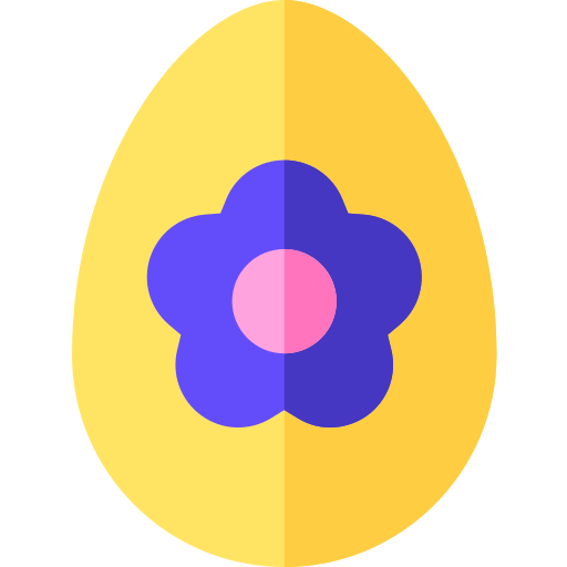 Easter egg Basic Rounded Flat icon