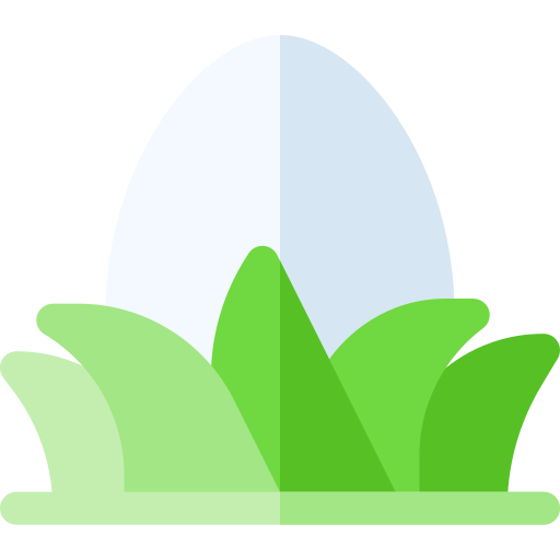 uovo di pasqua Basic Rounded Flat icona