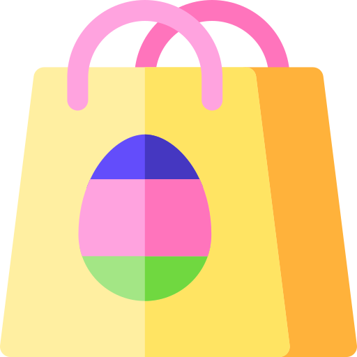 Shopping bag Basic Rounded Flat icon