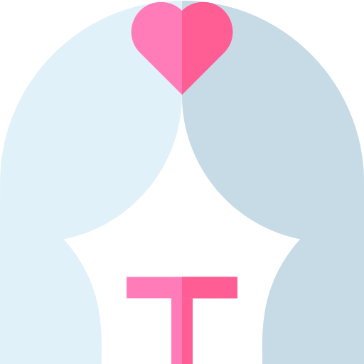 huwelijksboog Basic Straight Flat icoon