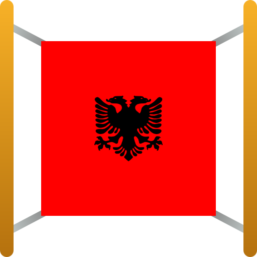 albania Generic color fill icono