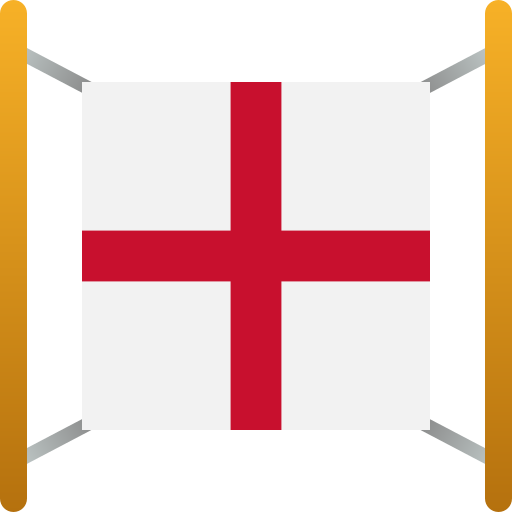 England Generic color fill icon